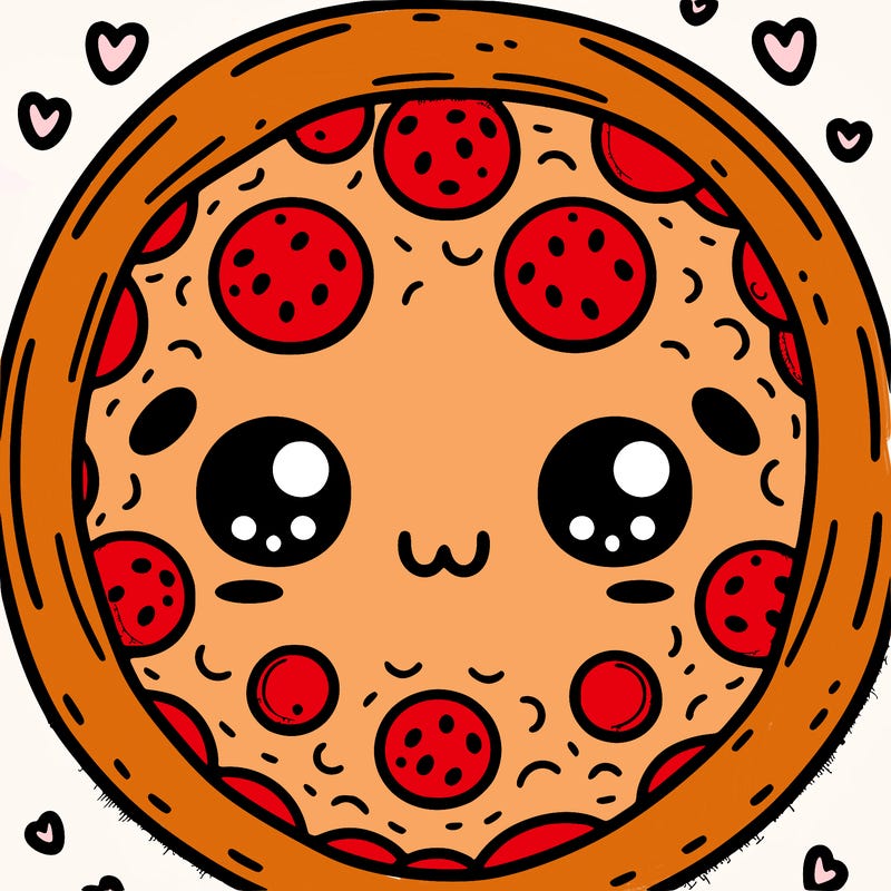cute pizza
