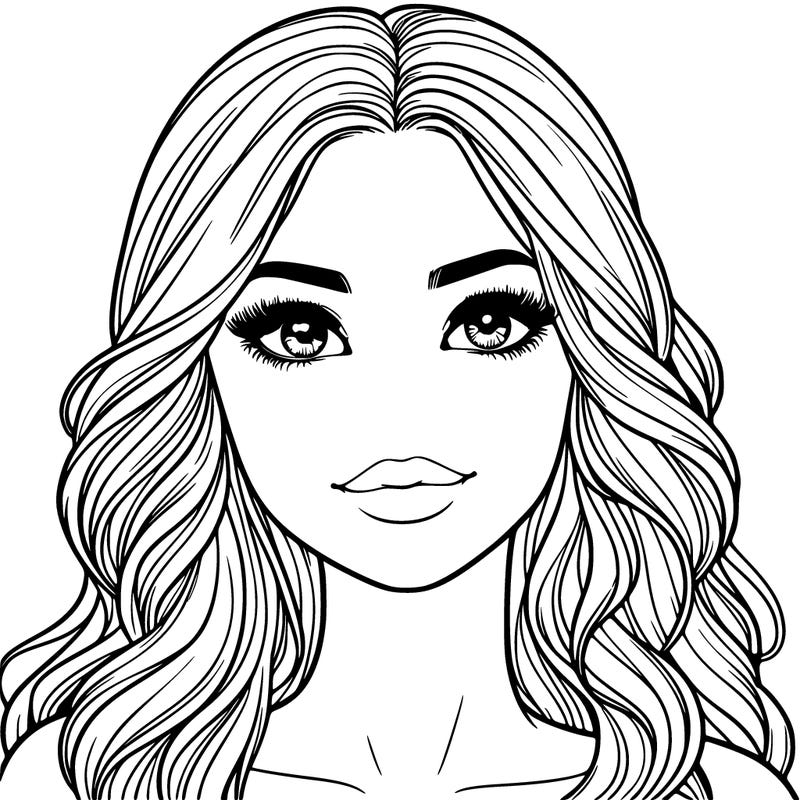 beautiful realistic girl