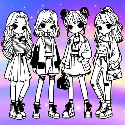 girls with fashion