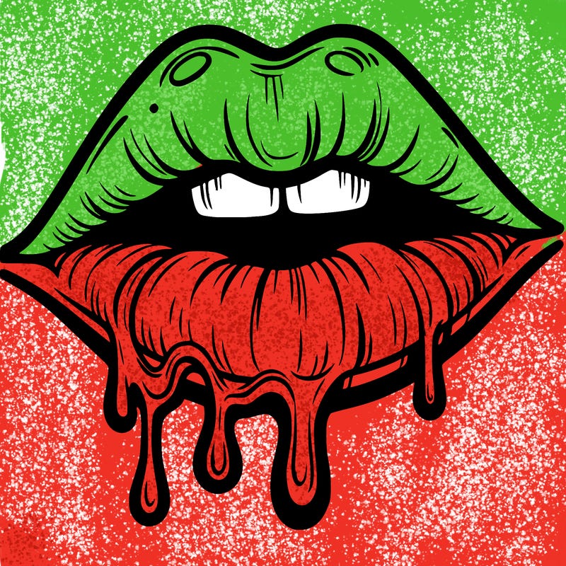 lips that look realistic and drip