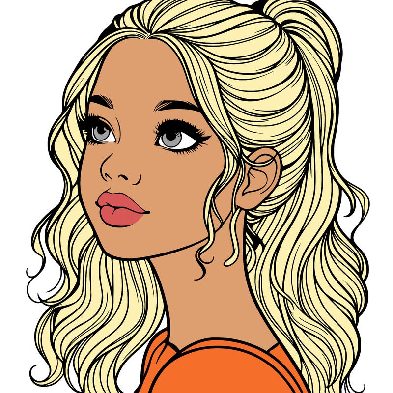 beautiful realistic girl