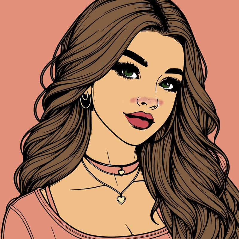 detailed realistic girl