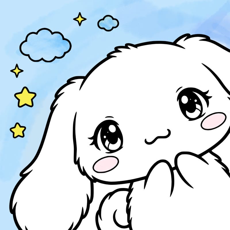 anime cinnamoroll cute fluffy