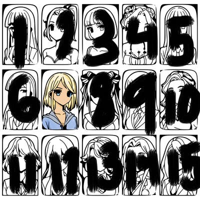 girls that look diffrent anime