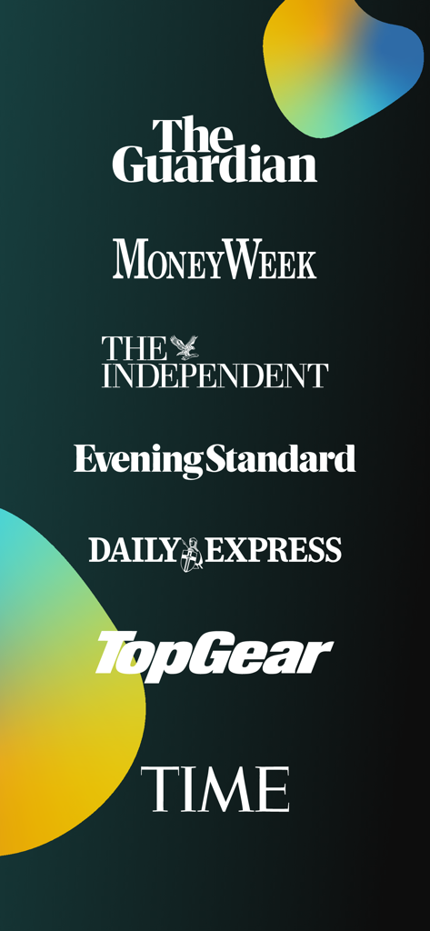 YUMPU Magazines and Newspapers - A collection of logos from popular newspapers and magazines like The Guardian, TIME, and Top Gear