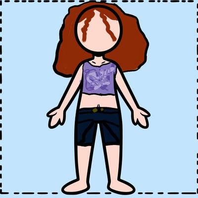 a blank body