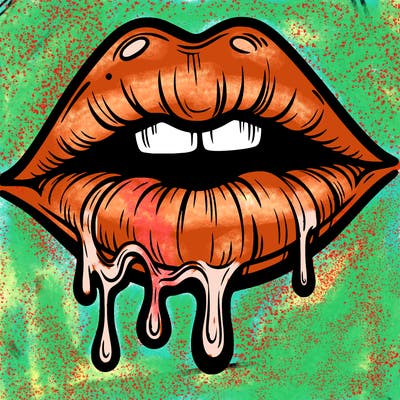 lips that look realistic and drip