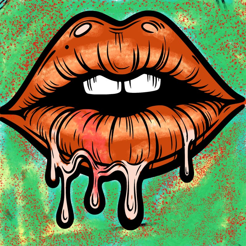 lips that look realistic and drip