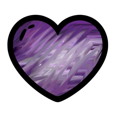 a blank heart