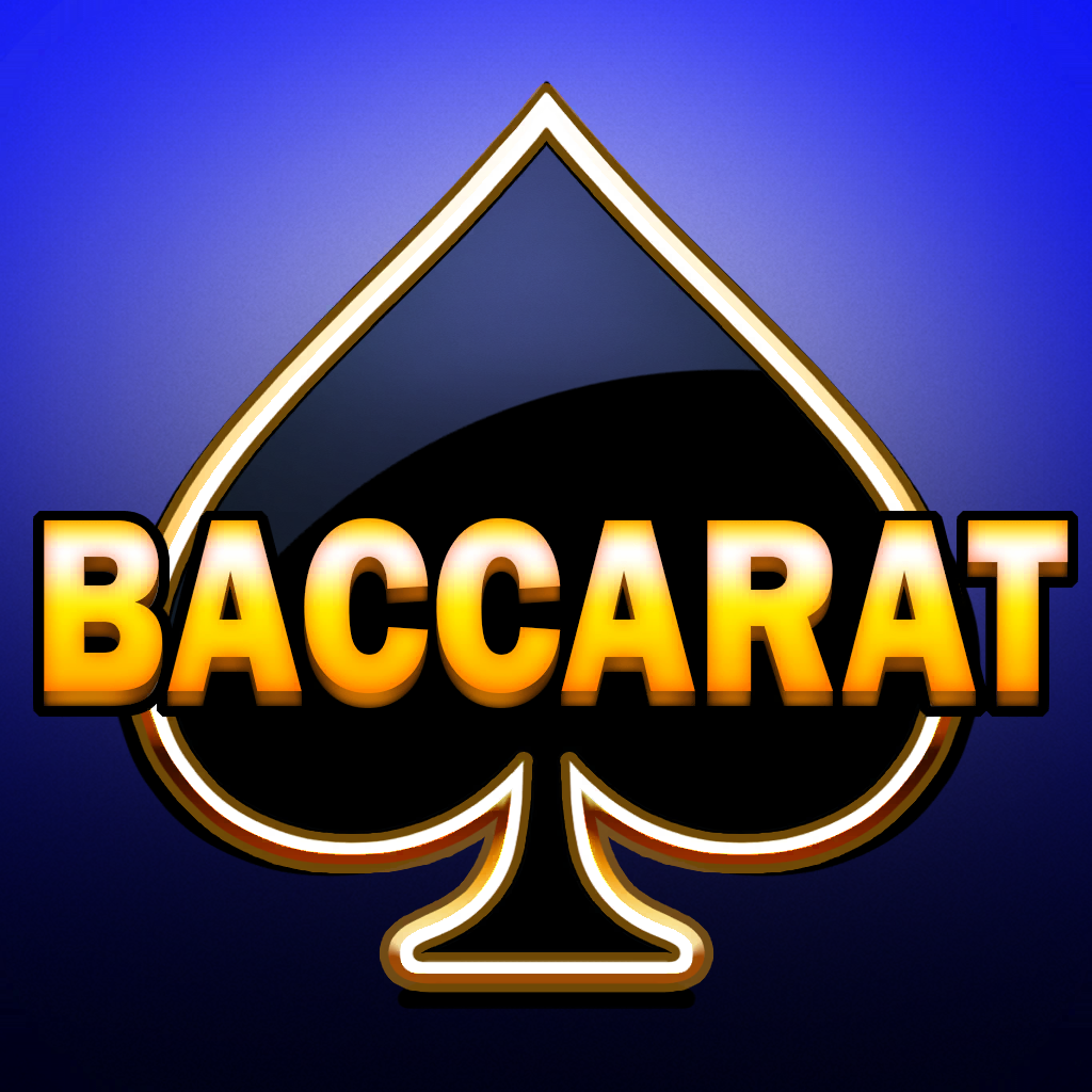 Baccarat game logo and title