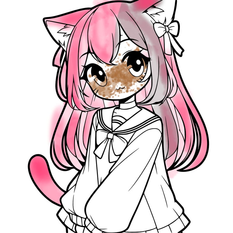 cat anime girl