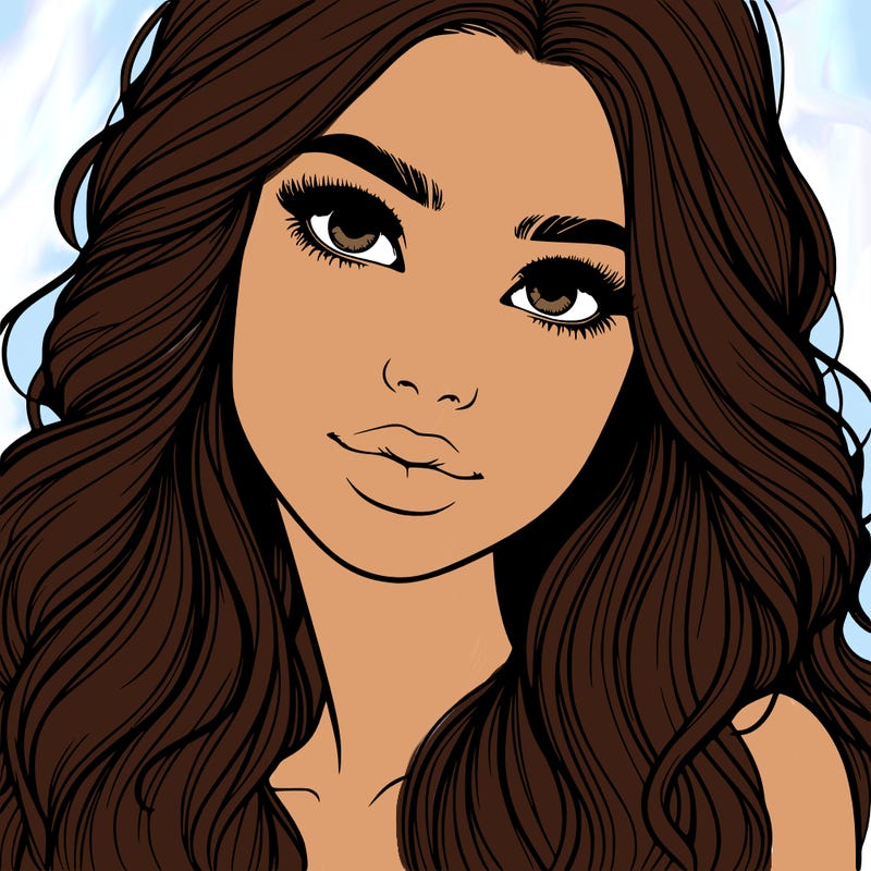 beautiful realistic girl