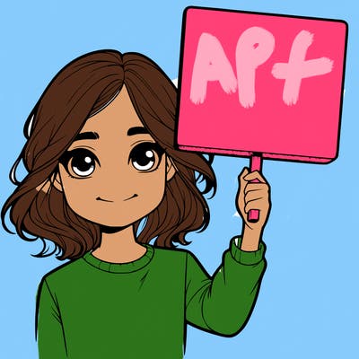 realistic girl holding up a sign