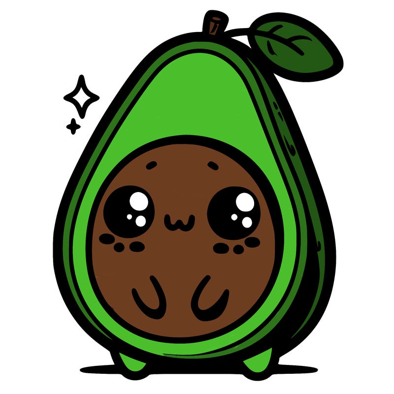 cute avocado