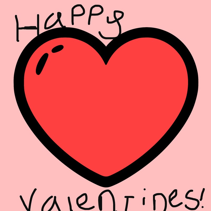 a blank heart