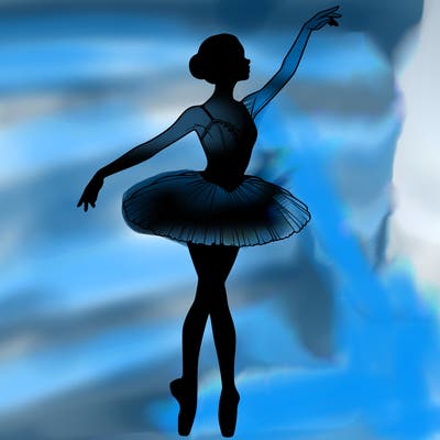realistic ballerina