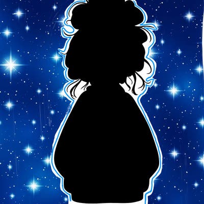 girl with baggy sweatshirt and messy bun