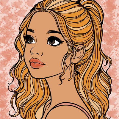 beautiful realistic girl
