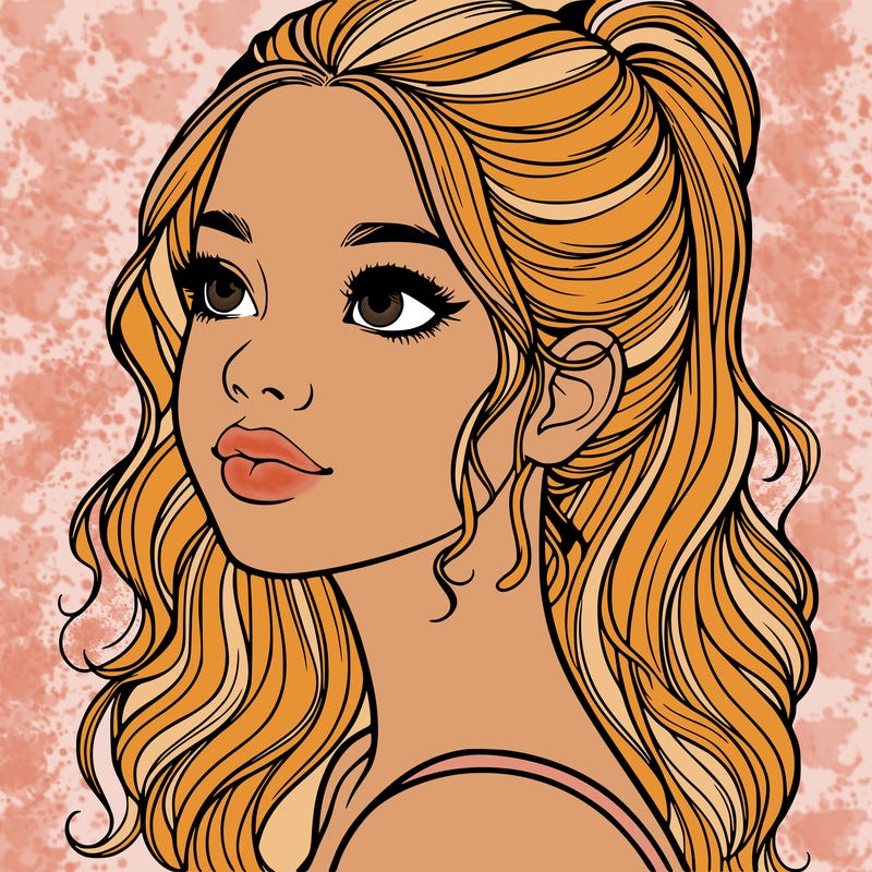 beautiful realistic girl