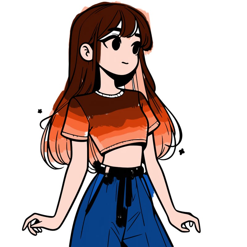 girl in a cute crop top