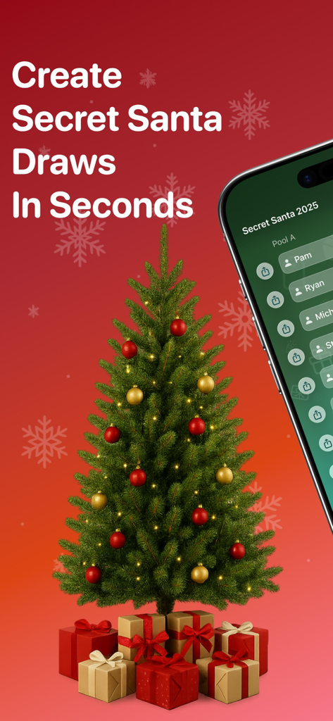 Secret Santa - Name Draw - Lifestyle App | MWM