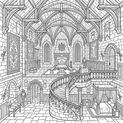 Medieval Castle Interiors