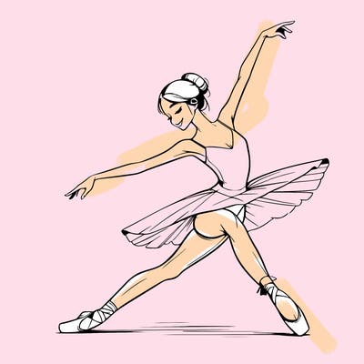 ballerina realistic aesthetic
