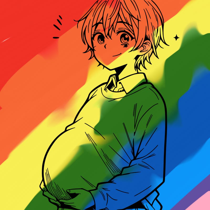 young manga character who is pregnant