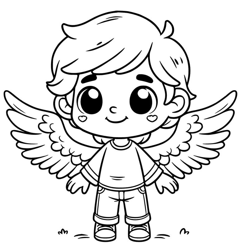 boy with wings