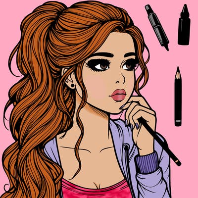 realistic teenage pretty