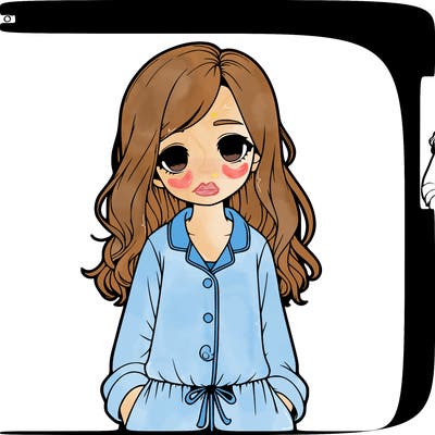 realistic gurl in pjs