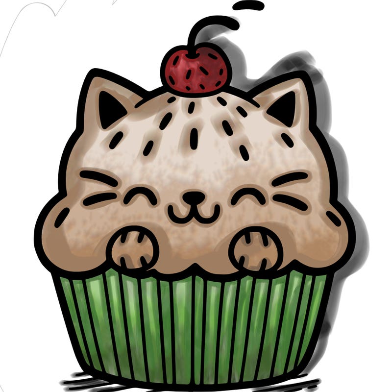 cat cupcake