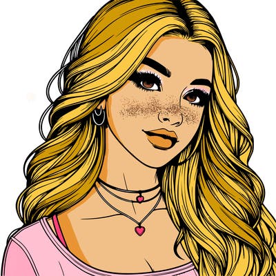 detailed realistic girl