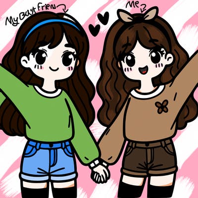2 bff girls
