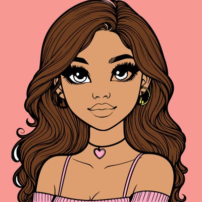 realistic pretty girl