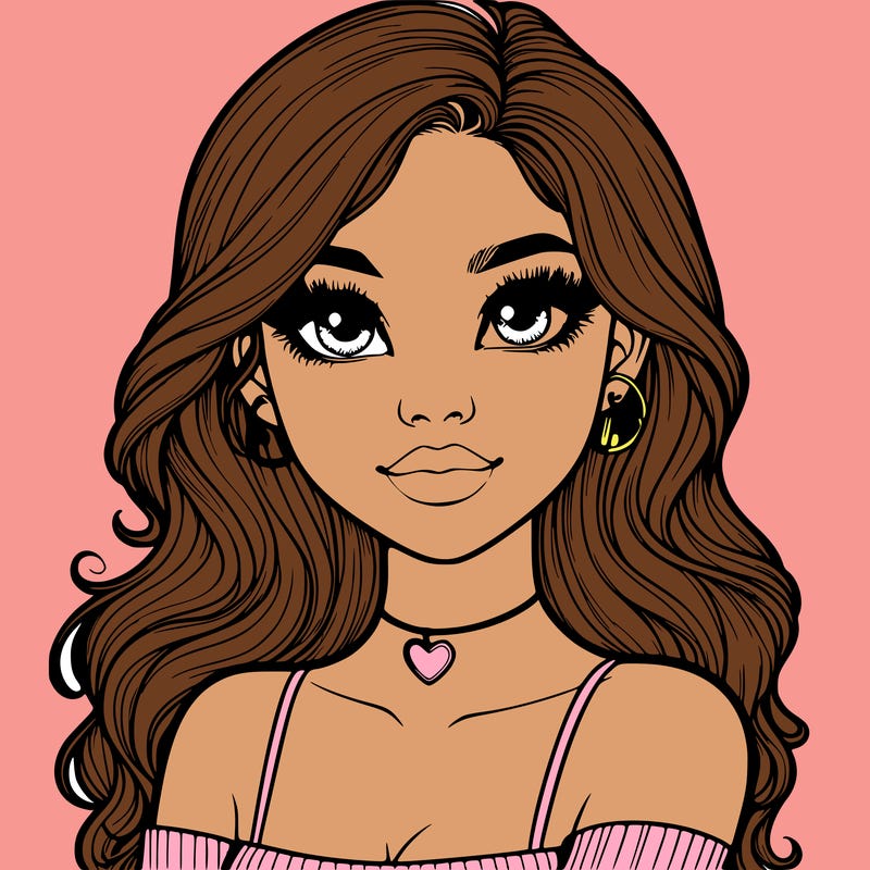 realistic pretty girl