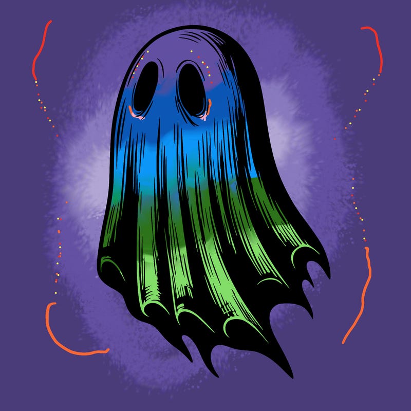 realistic creepy ghost