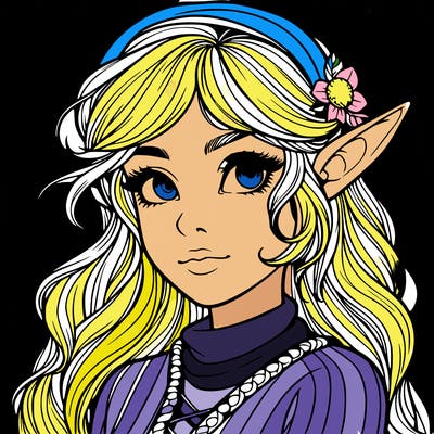 realistic elf girl