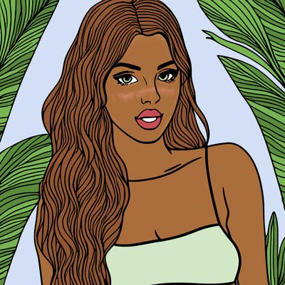 aesthetic summer girl