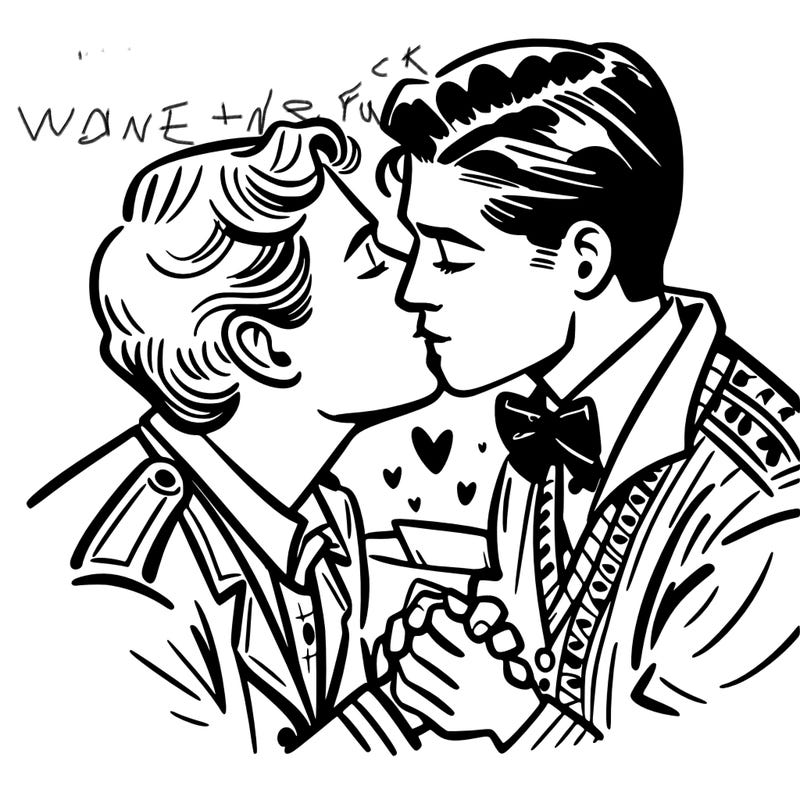 kissing