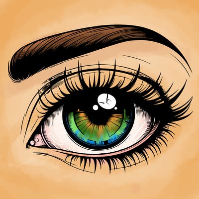 realistic eye