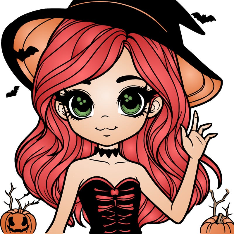 halloween  realistic girl