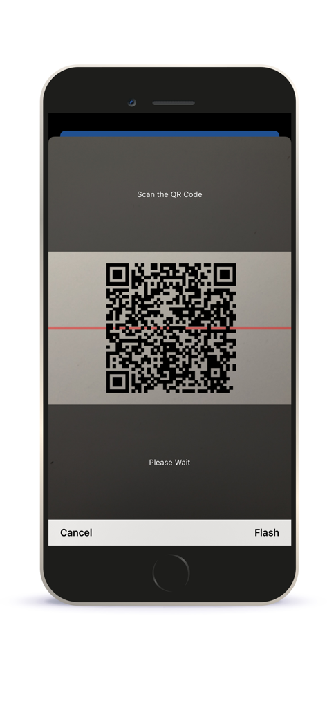 A mobile interface of the Kuldipsingh app showing the QR code scanner feature used to identify construction products and hardware items.