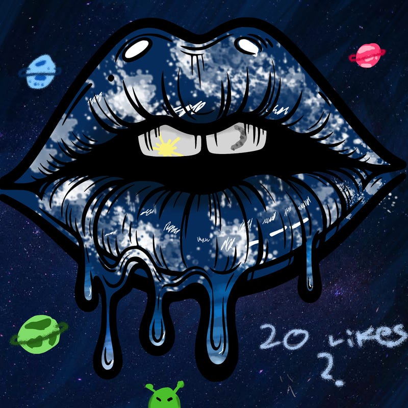 lips that look realistic and drip