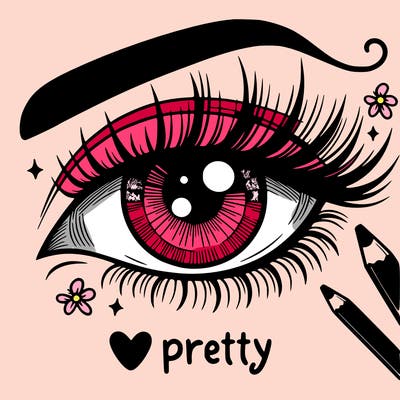 pretty eye