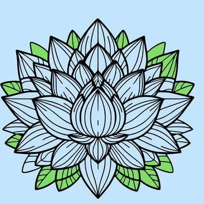 lotus flower mandala