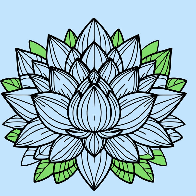 lotus flower mandala