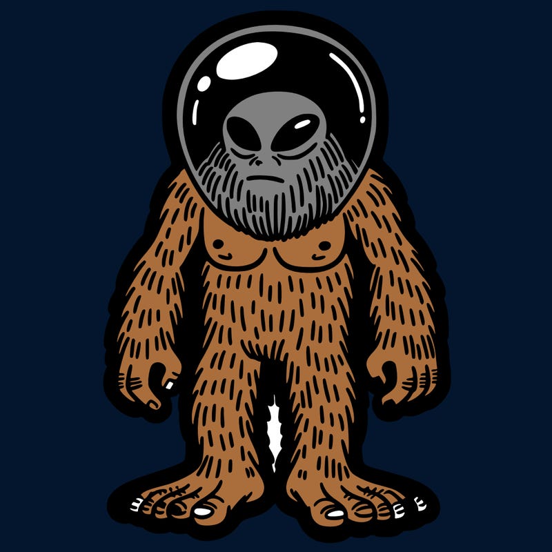 bigfoot alien