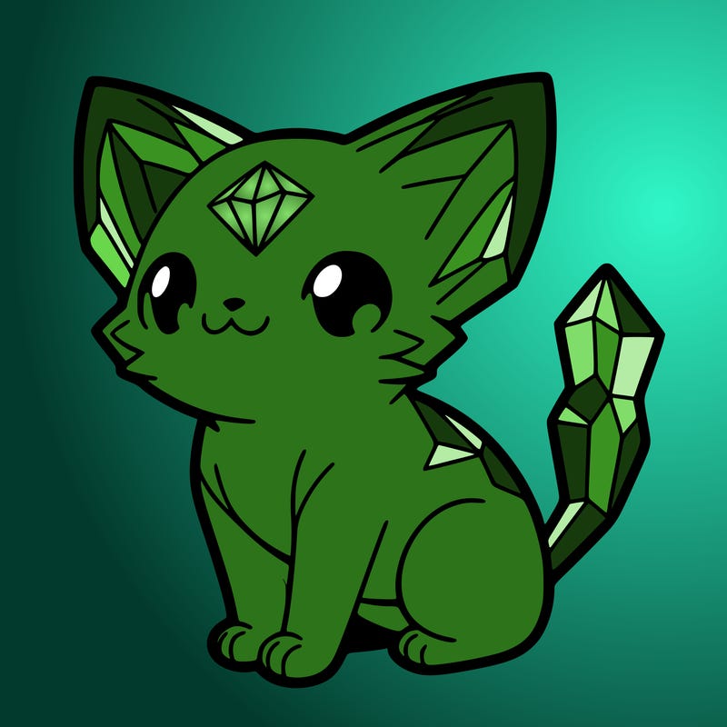 crystal kitten
