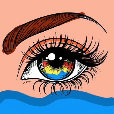 a beautiful eye
